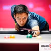 Nhà Đương kim vô địch Johann Chua để thua Jonas Souto và không thể bảo vệ ngôi vương tại Hanoi Open Pool 2025. (Ảnh: hanoiopenpool)