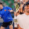 Cựu sao tennis số 1 Việt Nam Lý Hoàng Nam (trái) sẽ có cơ hội so tài cùng GOAT Ben Johns (phải) ở Giải Pickleball Quốc tế tổ chức tại Đà Nẵng. (Ảnh: FBNV)