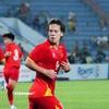 Tiền vệ Việt kiều Viktor Lê ghi bàn ấn định chiến thắng 2-0 cho Đội tuyển U23 Việt Nam. (Ảnh: Việt Anh/Vietnam+)