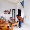 Ngôi nhà mới của bà Vũ Thị Nữ, thân nhân liệt sỹ ở xã Hiệp Hòa giúp bà yên tâm để thờ phụng. (Ảnh: Thanh Vân/TTXVN)