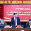 Ông Đặng Văn Dũng, Phó Trưởng Ban Nội chính Trung ương, chủ trì cuộc họp. (Ảnh: Phương Hoa/TTXVN)