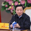 Phó Thủ tướng Trần Hồng Hà phát biểu chỉ đạo cuộc họp. (Ảnh: Văn Điệp/TTXVN)