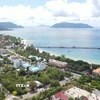 Toàn cảnh Trung tâm hành chính và đô thị hiện hữu của Côn Đảo. (Ảnh: TTXVN phát)
