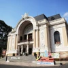 Nhà hát Thành phố có kiến trúc cổ điển Pháp, được xem là một trong những nhà hát lớn và đẹp nhất ở Đông Nam Á. (Ảnh: Hồng Đạt/TTXVN)