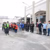 Các nghi phạm được dẫn giải về trụ sở Phòng Cảnh sát Hình sự, Công an tỉnh Tây Ninh. (Ảnh: TTXVN phát)