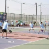 Giải Pickleball hữu nghị Việt Nam-Lào lần thứ I năm 2025 tại thủ đô Vientiane của Lào. (Ảnh: Đỗ Bá Thành/TTXVN)