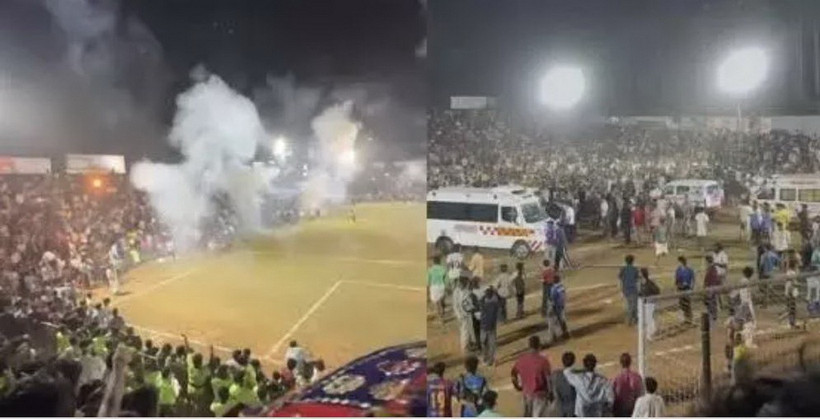 Màn bắn pháo hoa được cho là trái phép khiến hơn 30 người bị thương. (Ảnh: newsmeter)