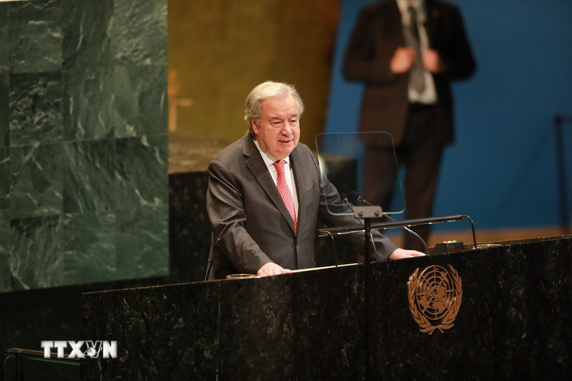 Tổng thư ký Liên hợp quốc, Antonio Guterres. (Nguồn: THX/TTXVN)