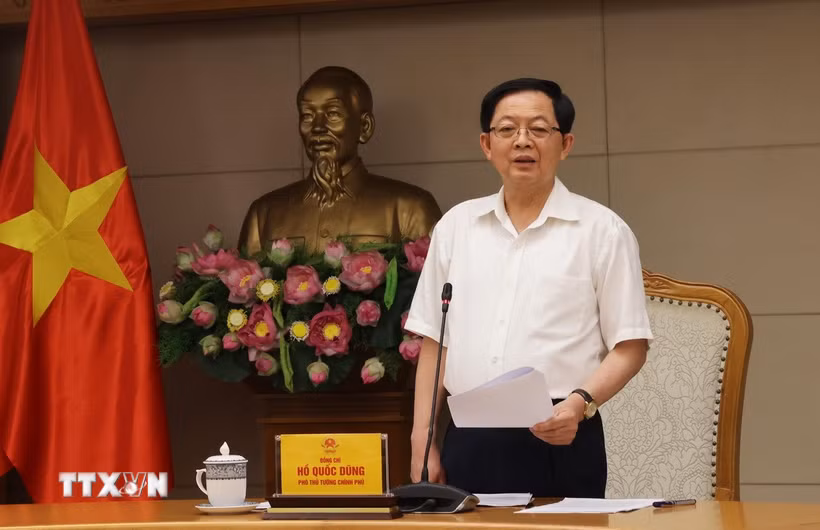 Phó Thủ tướng Hồ Quốc Dũng phát biểu. (Ảnh: Lâm Khánh/TTXVN)