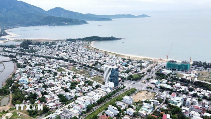 Một góc quận Liên Chiểu (Đà Nẵng) - địa phương sẽ có bước chuyển mình mạnh mẽ sau khi dự án Cảng Liên Chiểu được triển khai. (Ảnh: Quốc Dũng/TTXVN)