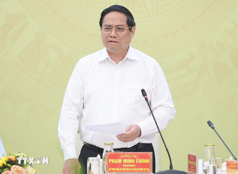 Thủ tướng Phạm Minh Chính làm Trưởng Ban Chỉ đạo quốc gia về phát triển kinh tế tư nhân. (Ảnh: Thống Nhất/TTXVN)