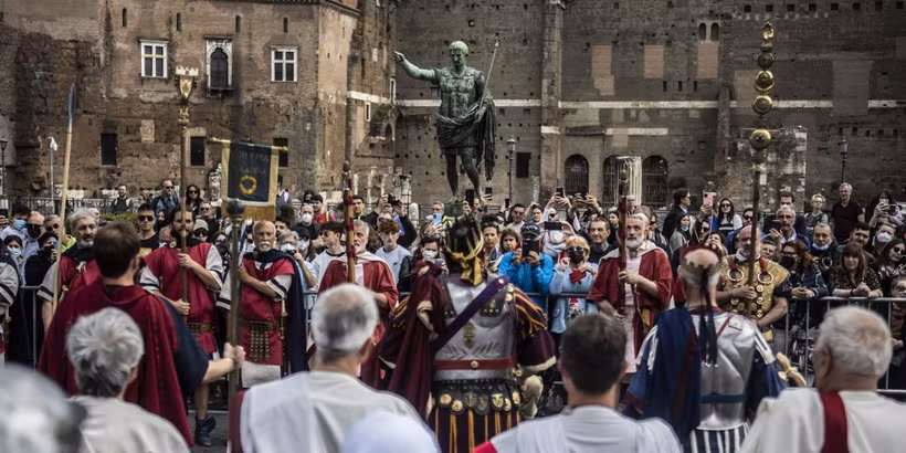 Lễ hội Natale di Roma. (Ảnh: Getty Images)