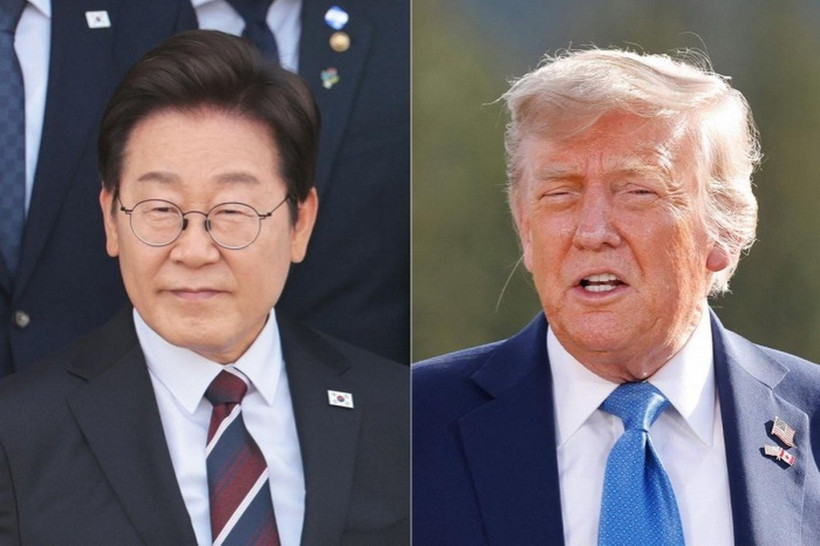 Tổng thống Lee Jae Myung của Hàn Quốc (trái) và Tổng thống Hoa Kỳ Donald Trump. (Nguồn: kedglobal)
