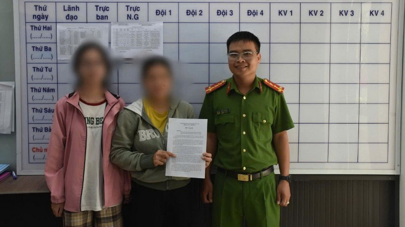 Công an thành phố Đà Nẵng liên tiếp giải cứu thành công 2 trường hợp nữ sinh bị “lừa bắt cóc online”. (Ảnh: Công an cung cấp)