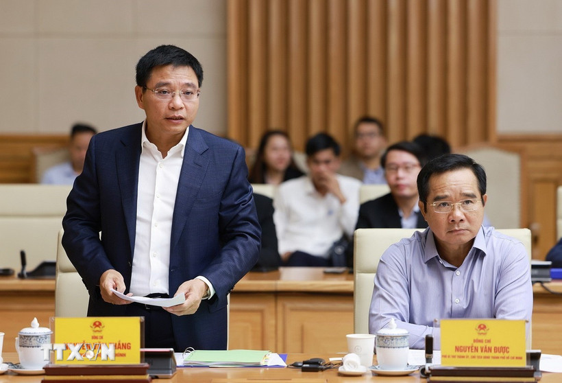 Bộ trưởng Bộ Tài chính Nguyễn Văn Thắng. (Ảnh: Dương Giang/TTXVN)