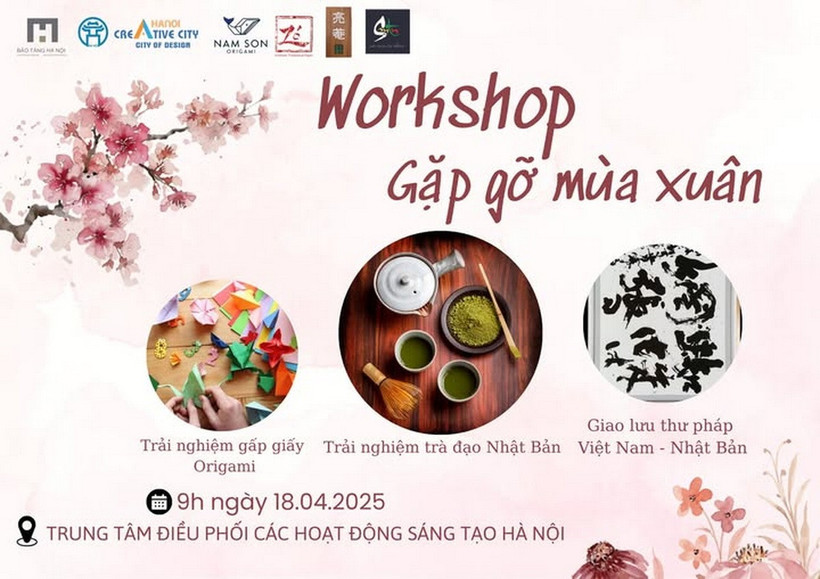 “Gặp gỡ mùa Xuân": Không gian sáng tạo kết nối văn hóa Việt-Nhật