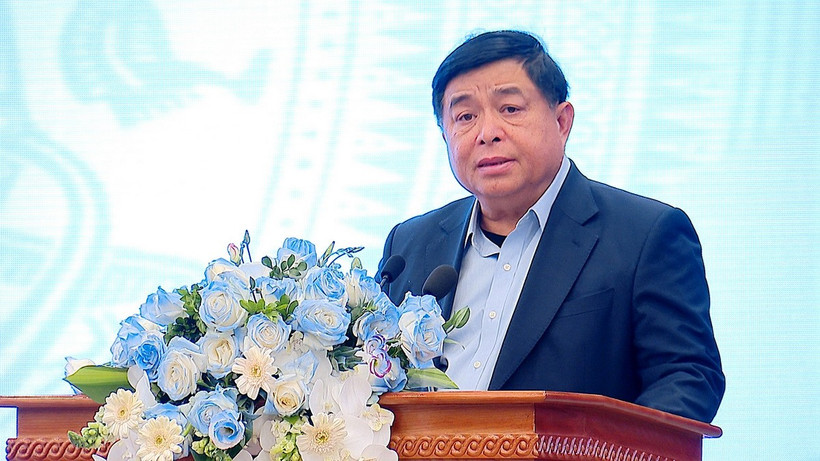 Phó Thủ tướng Nguyễn Chí Dũng dự Kỷ niệm 80 năm ngày truyền thống ngành Kế hoạch-Đầu tư và Thống kê. ( Nguồn: VGP)