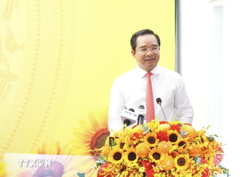 Phó Bí thư Thành ủy, Chủ tịch UBND TP Hồ Chí Minh Nguyễn Văn Được. Ảnh: Hữu Duyên/TTXVN)