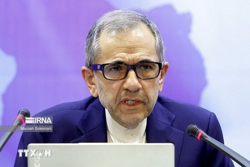 Thứ trưởng Ngoại giao Iran Majid Takht Ravanchi. (Ảnh: IRNA/TTXVN)