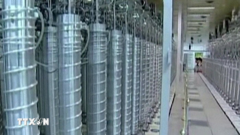 Bên trong cơ sở hạt nhân Natanz của Iran. (Ảnh: IRNA/TTXVN)