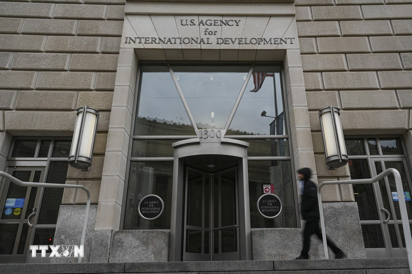 Trụ sở của Cơ quan Phát triển Quốc tế Mỹ (USAID) tại Washington D.C. (Ảnh: Anadolu Agency/TTXVN)