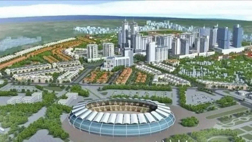 Phối cảnh Dự án khu công nghệ cao sinh học Hà Nội.