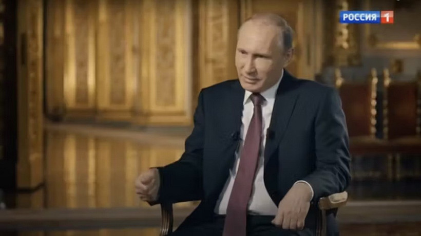 Ảnh chụp màn hình từ bộ phim tài liệu "Nga. Điện Kremlin. Putin. 25 năm."