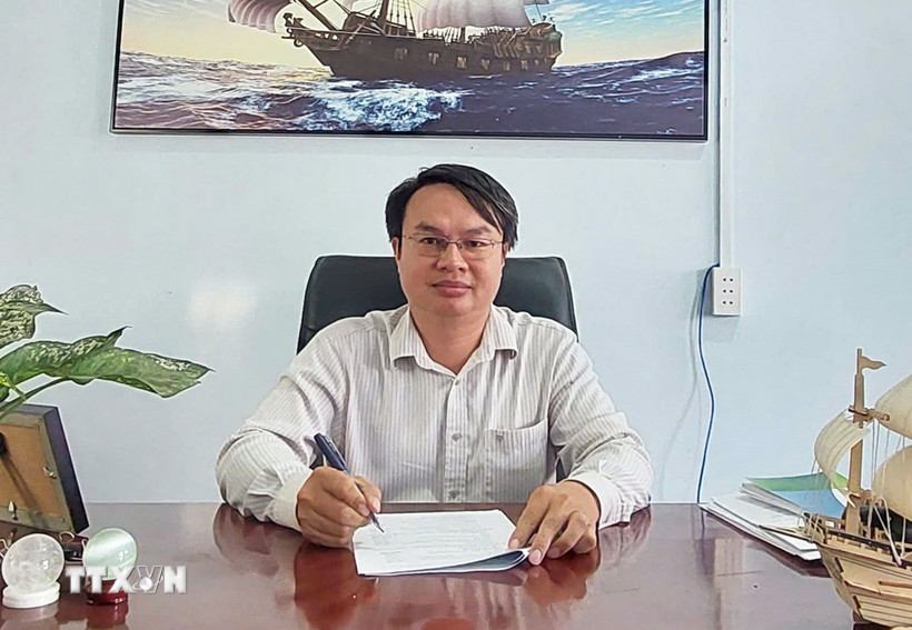 Ông Trần Trung Dũng, Bí thư Đảng ủy xã Trung Ngãi kỳ vọng lớn vào những quyết sách mang tính chiến lược, dài hạn, sát thực tiễn hơn đối với khu vực nông thôn và vùng Đồng bằng sông Cửu Long. (Ảnh: Phạm Minh Tuấn/TTXVN)