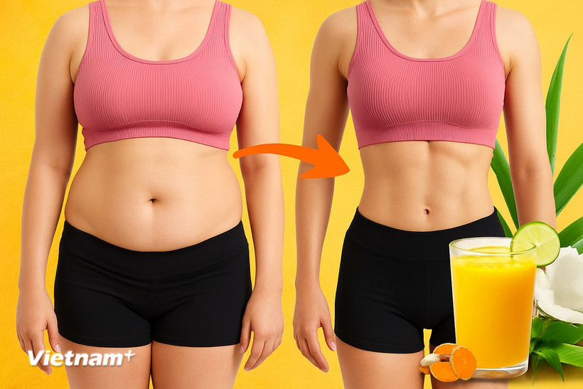 Việc lựa chọn đúng thức uống buổi sáng sẽ hỗ trợ giảm mỡ bụng rất hiệu quả. (Ảnh: Vietnam+)