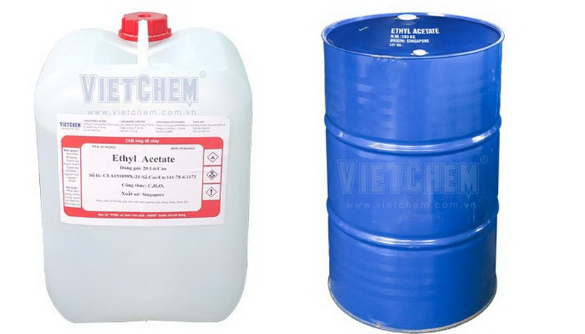 Hóa chất Ethyl Acetate được sử dụng rộng rãi trong sản xuất công nghiệp và đời sống. (Ảnh: vietchem)