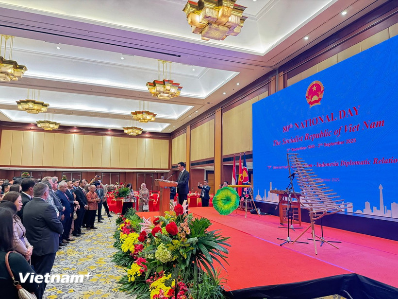 Quang cảnh lễ kỷ niệm. (Ảnh: Minh Thái/TTXVN)