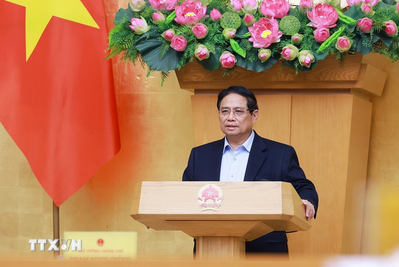 Thủ tướng Phạm Minh Chính làm Trưởng Ban Chỉ đạo của Chính phủ về phát triển khoa học, công nghệ, đổi mới sáng tạo, chuyển đổi số và Đề án 06. (Ảnh: Dương Giang/TTXVN)