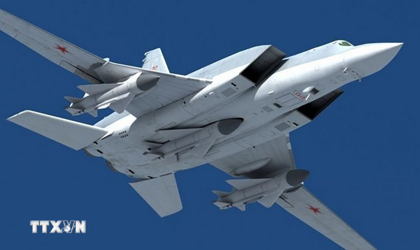 Máy bay ném bom chiến lược Tu-22M3 của Nga. (Ảnh: Defenseworld/TTXVN)