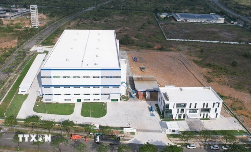 Nhà máy sản xuất linh kiện Hàng không KP Vina của Công ty TNHH KP Aerospace Vietnam (Hàn Quốc) tại Đà Nẵng. (Ảnh: Văn Dũng/TTXVN)