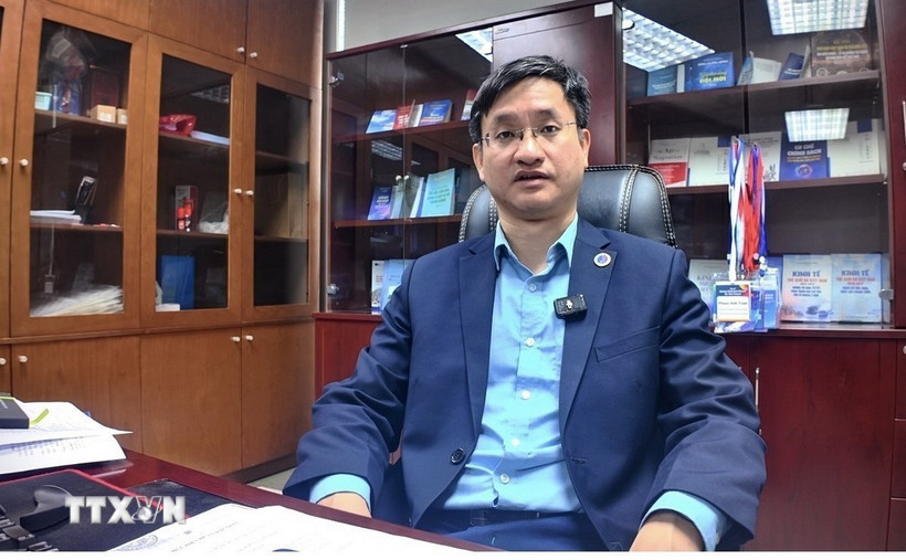 Tiến sỹ Phạm Anh Tuấn, Phó Viện Trưởng Viện Kinh tế Việt Nam, Viện Hàn lâm khoa học xã hội Việt Nam. (Ảnh: Thanh Hương/TTXVN)