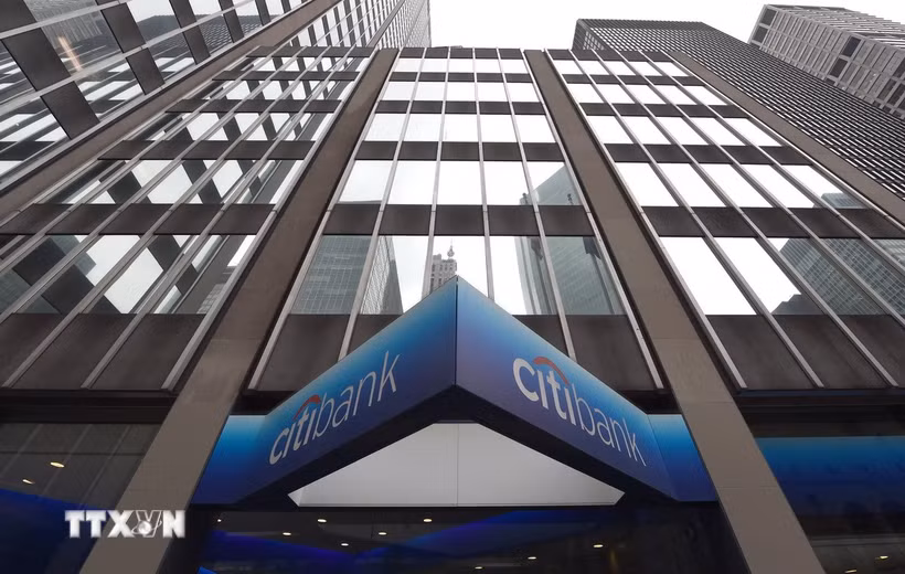 Trụ sở Citigroup tại Manhattan, thành phố New York, Mỹ. (Ảnh: AFP/TTXVN)