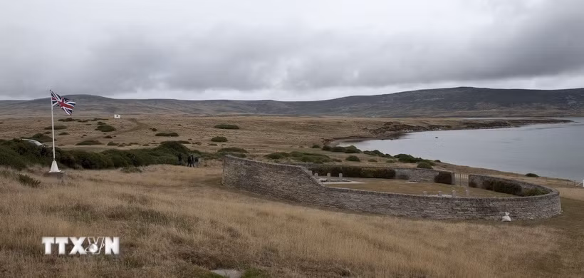 Quang cảnh quần đảo Falklands mà phía Argentina gọi là Malvinas. (Ảnh: AFP/TTXVN)