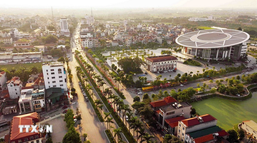 Một góc huyện Đông Anh. (Ảnh: Vũ Sinh/TTXVN