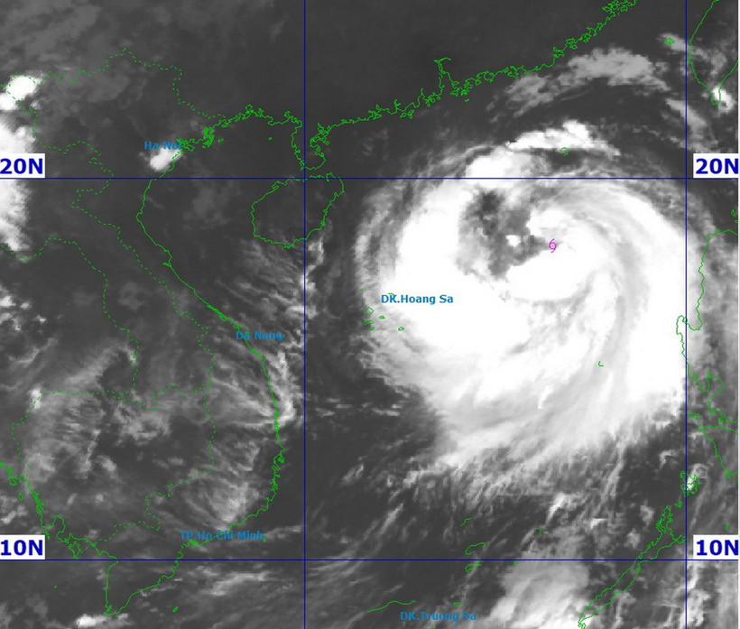Bão số 11 có khả năng tiếp tục mạnh lên. (Nguồn: Trung tâm dự báo khí tượng thủy văn Quốc gia)
