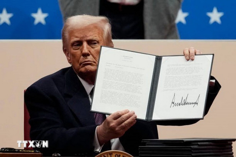 Nhà Trắng tại Washington, D.C., Mỹ. (Ảnh: THX/TTXVN)