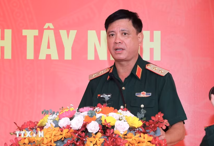 Trung tướng Nguyễn Trường Thắng, Tư lệnh Quân khu 7, được bổ nhiệm giữ chức Thứ trưởng Bộ Quốc phòng. (Ảnh: Thanh Tân/TTXVN)