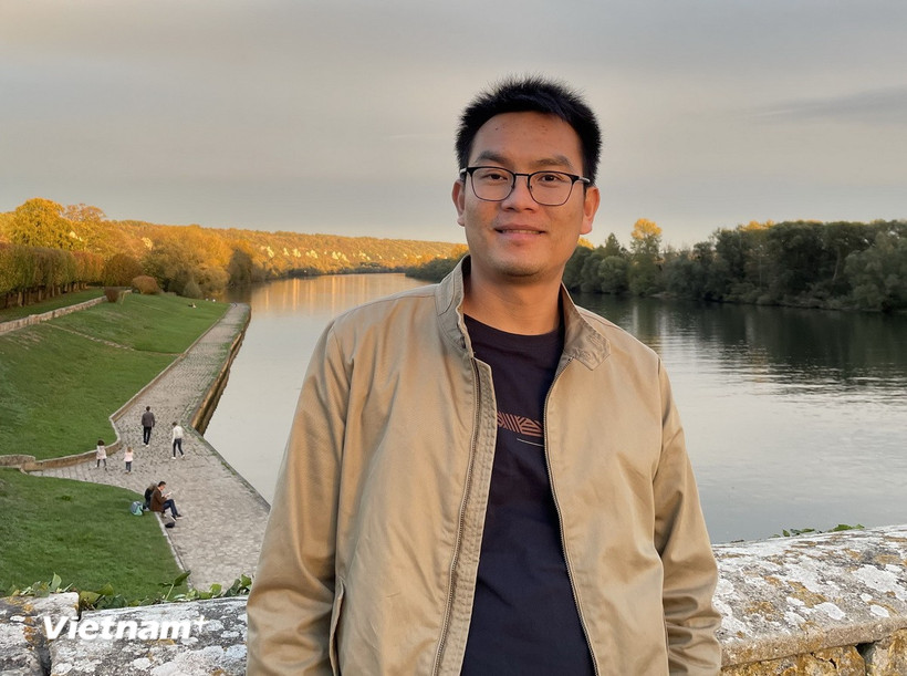 Ông Dương Thành Nam, kỹ sư trưởng nhóm xây dựng dự án điện hạt nhân EPR2 tại Tập đoàn điện lực Pháp EDF. (Ảnh: TTXVN phát)