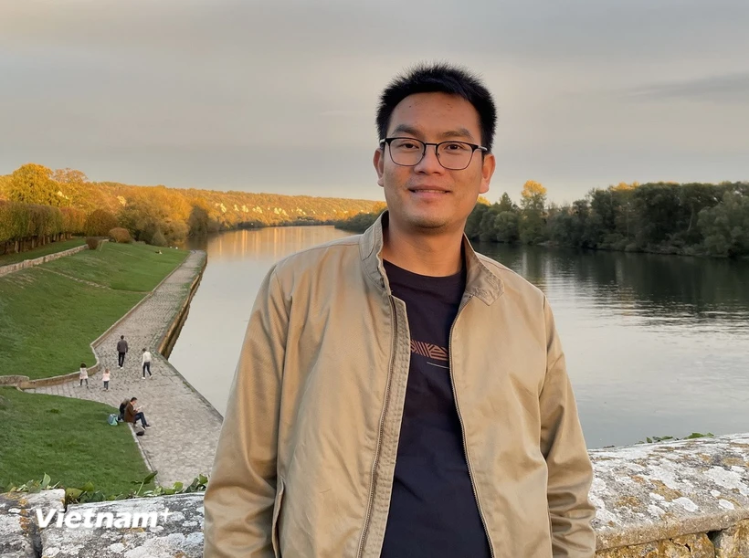 Ông Dương Thành Nam, kỹ sư trưởng nhóm xây dựng dự án điện hạt nhân EPR2 tại Tập đoàn điện lực Pháp EDF. (Ảnh: TTXVN phát)