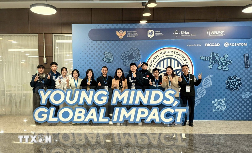 Olympic Khoa học trẻ quốc tế năm 2025 diễn ra từ ngày 23/11 đến 3/12 tại Liên bang Nga. (Ảnh: TTXVN phát)