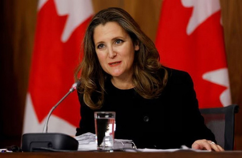 Cựu Phó Thủ tướng Chrystia Freeland là một ứng cử viên sáng giá cho chức Thủ tướng Canada. (Ảnh: Reuters/TTXVN)