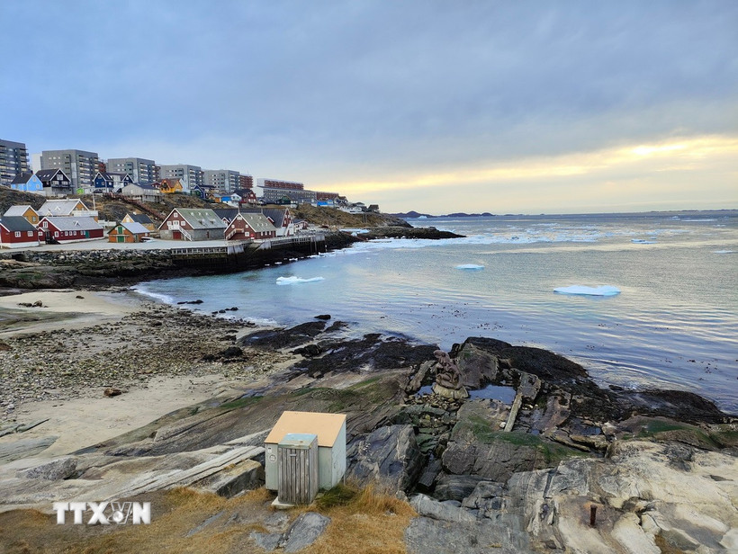 Quang cảnh thành phố Nuuk, Greenland. (Nguồn: THX/TTXVN)