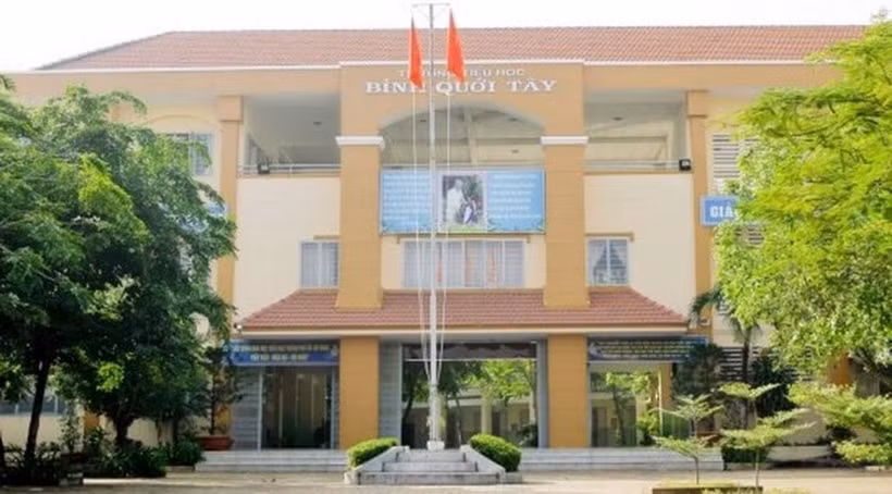 Trường Tiểu học Bình Quới Tây, phường Bình Quới, Thành phố Hồ Chí Minh. (Ảnh: Website nhà trường)
