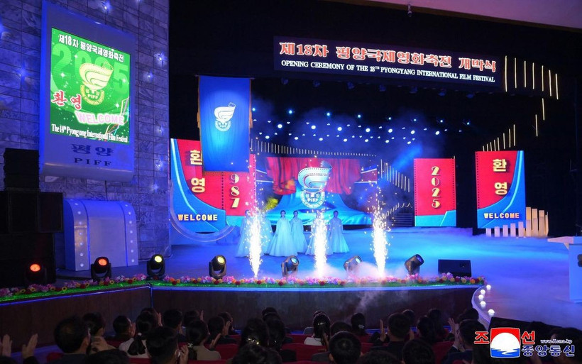 Lễ khai mạc Liên hoan phim quốc tế Bình Nhưỡng lần thứ 18. (Nguồn: KCNA)