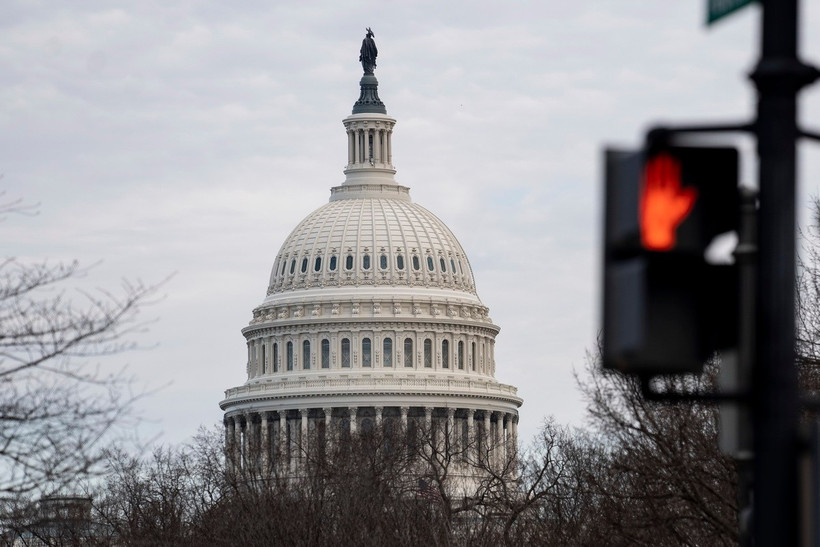 Tòa nhà Quốc hội Mỹ tại Washington, DC. (Ảnh: THX/TTXVN)
