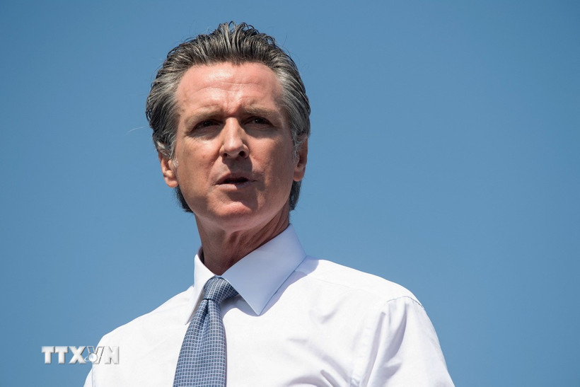 Thống đốc bang California, ông Gavin Newsom. (Ảnh: AFP/TTXVN)